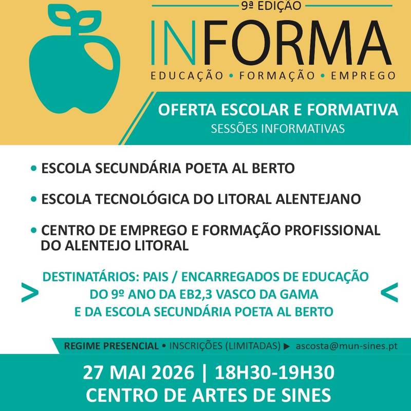 9.ª edição do informa - Educação • Formação • Emprego
