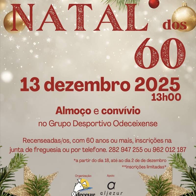 Natal dos 60 | Almoço e Convívio