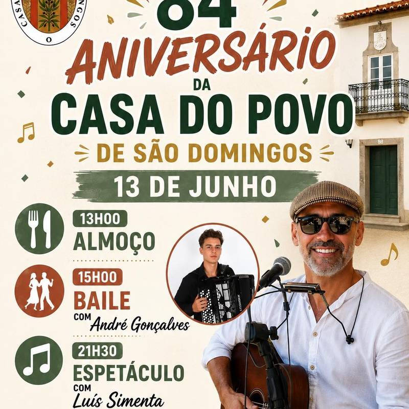84.º Aniversário da Casa do Povo de São Domingos