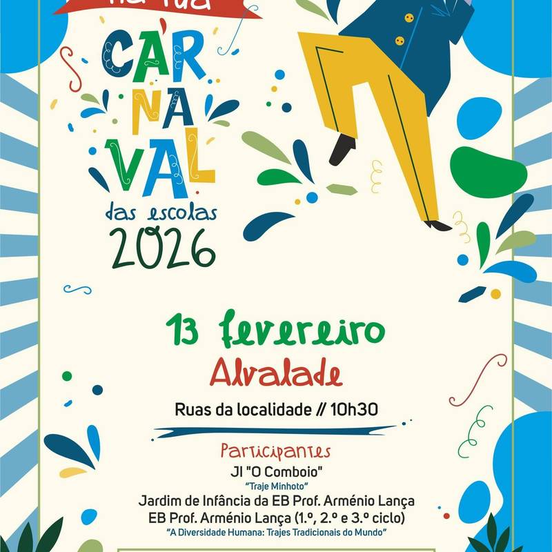 Carnaval das Escolas 2026 – Folia na Rua