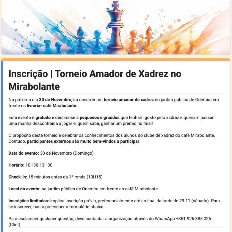Chess torneio