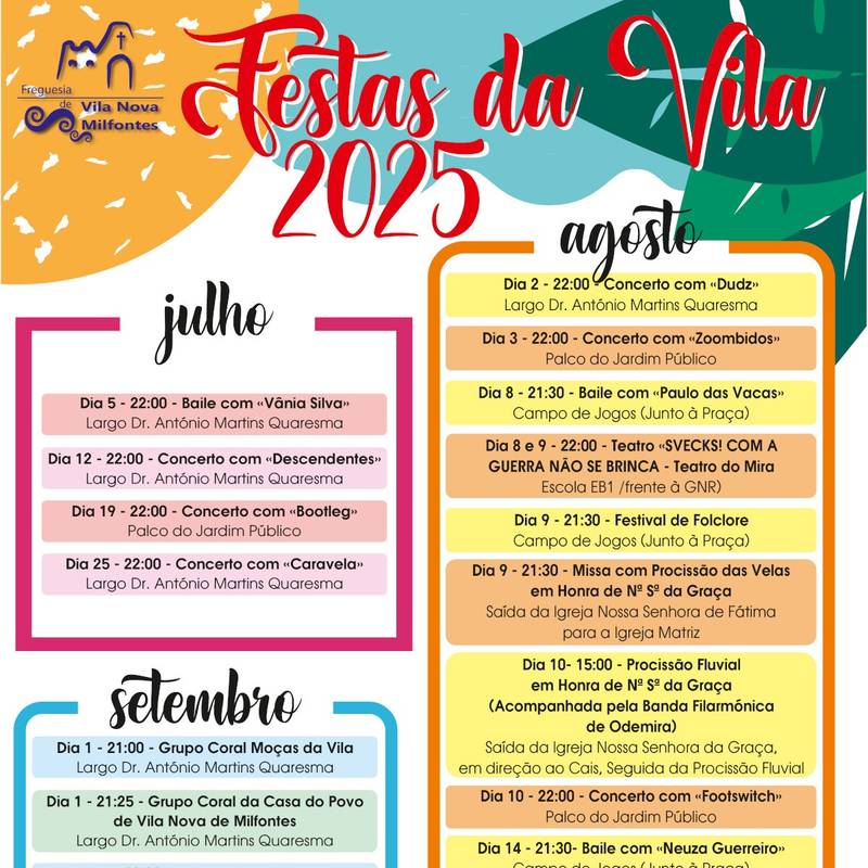 Festas da Vila 2025