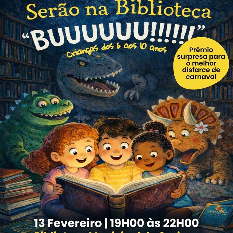 Serão na biblioteca | “buuuuuu!!!!!!!”