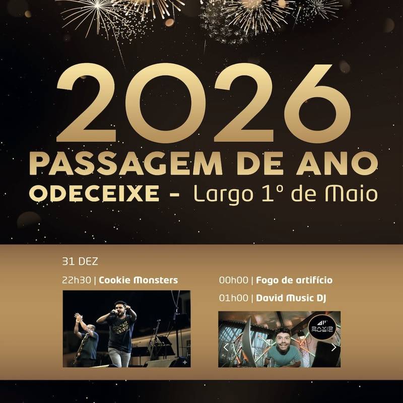 Reveillon 2026 em odeceixe!