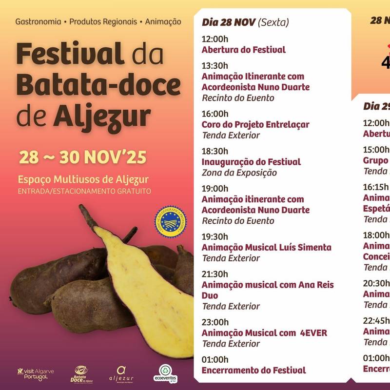 Festival da Batata-Doce de Aljezur 2025