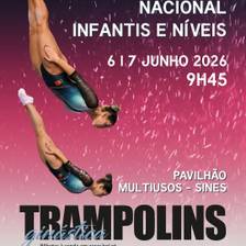 O Campeonato Nacional de Infantis e Níveis de Ginástica de Trampolins