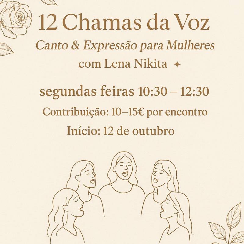 12 chamas da voz