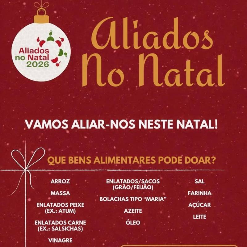 Aliados no natal 2026 | 24.ª edição da campanha solidária