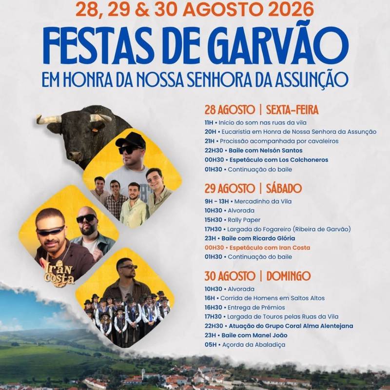 Festas de Garvão 2026
