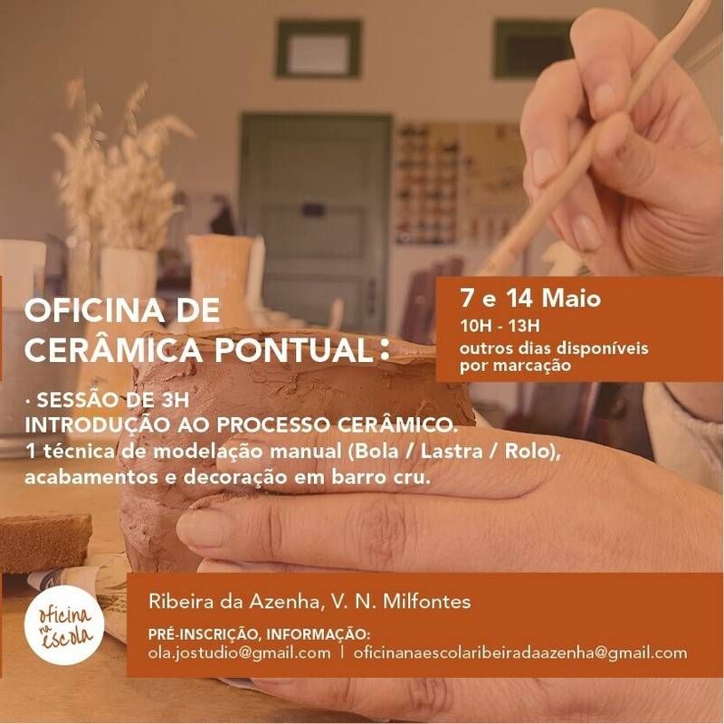 Oficina na Escola - Oficina de Cerâmica Pontual