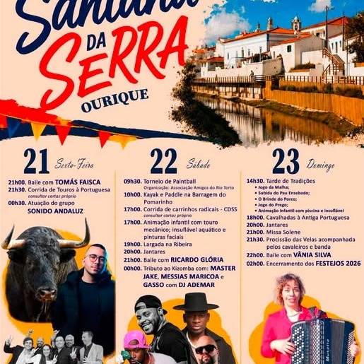 Santana da Serra celebrar as suas Festas de Verão