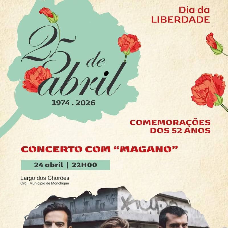 O concerto com “Magano”