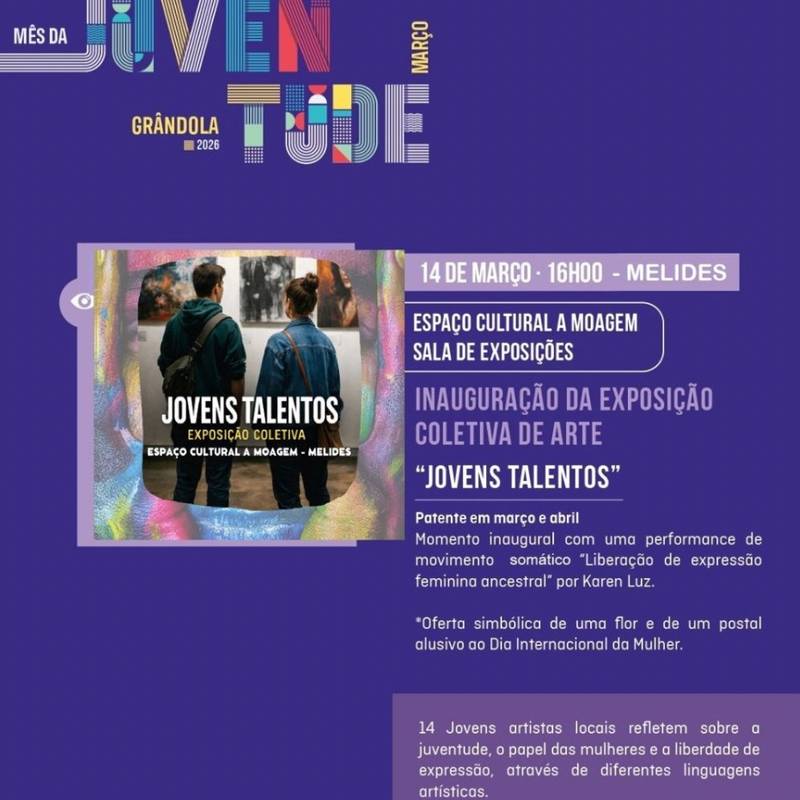 Exposição coletiva de arte "Jovens Talentos"
