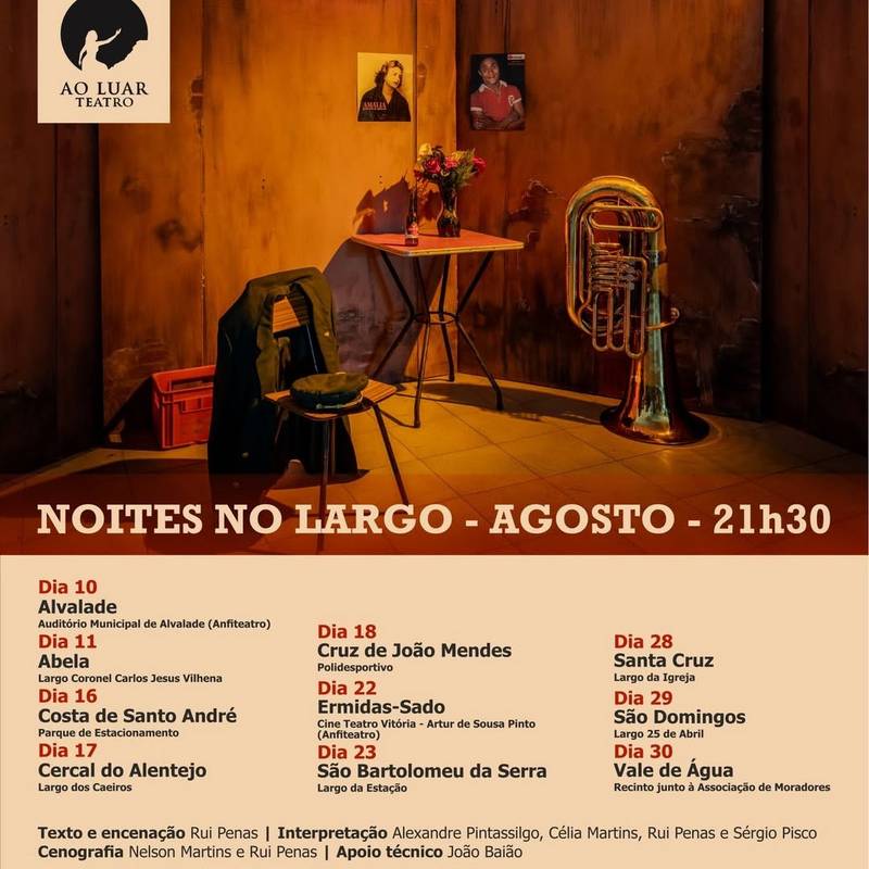 Noites no Largo - Teatro nas Freguesias 2025