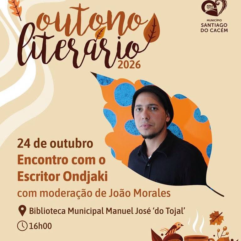 Outono Literário 2026 | Encontro com o escritor Ondjaki