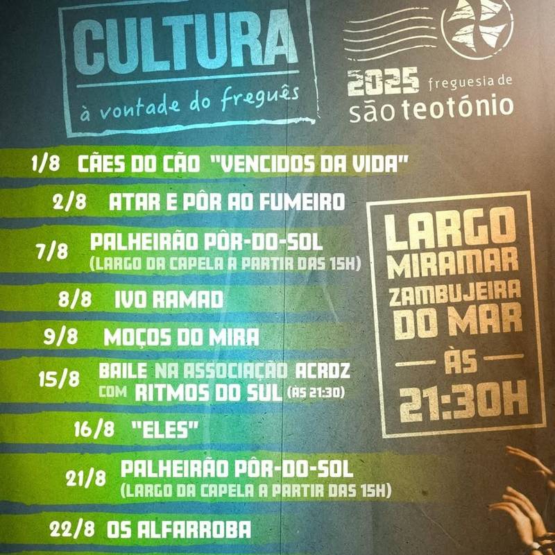 Cultura à vontade do freguás