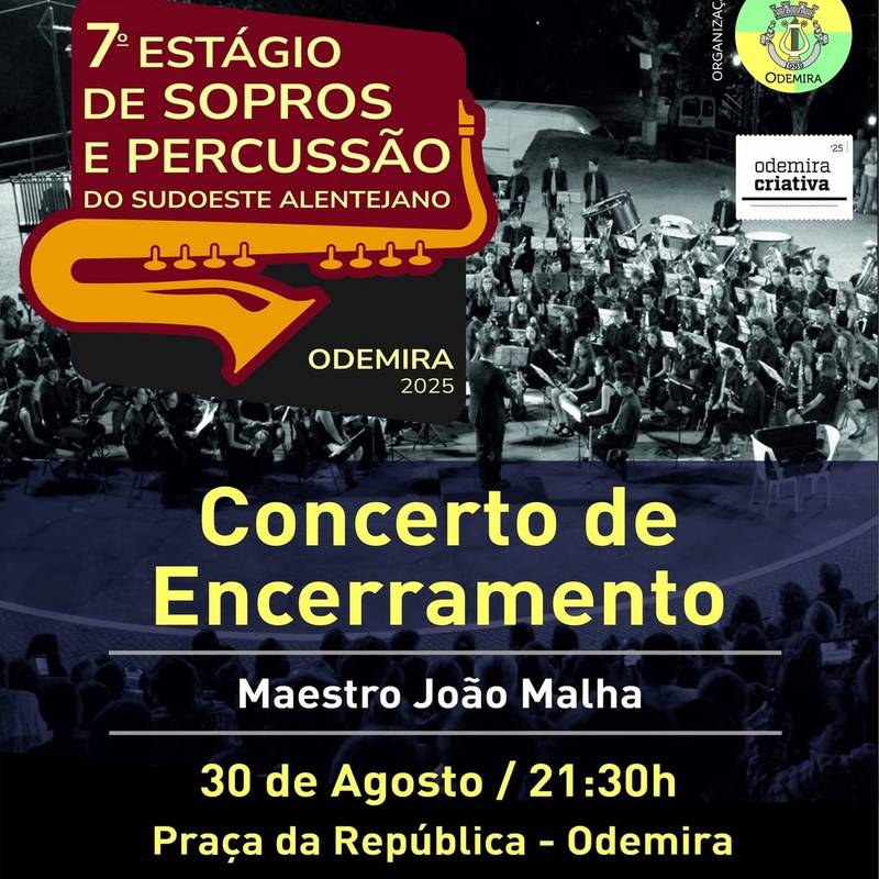 Estágio de Sopros e Percussão do Sudoeste Alentejano