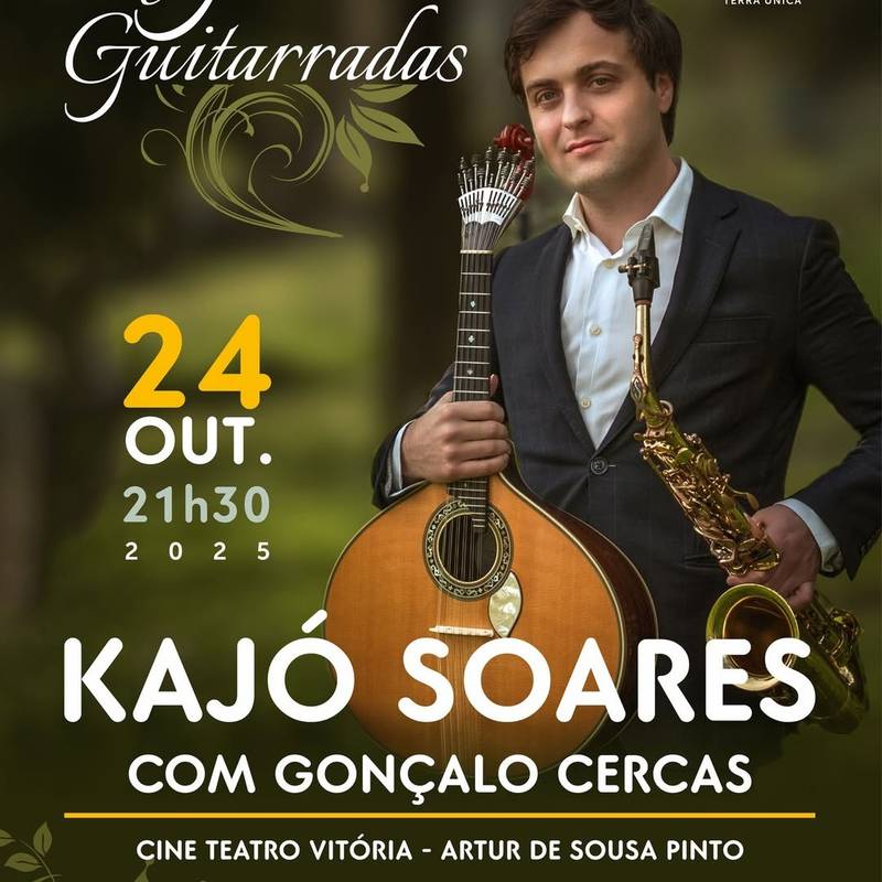"Sopros e Guitarradas” com Kajó Soares e Gonçalo Cercas
