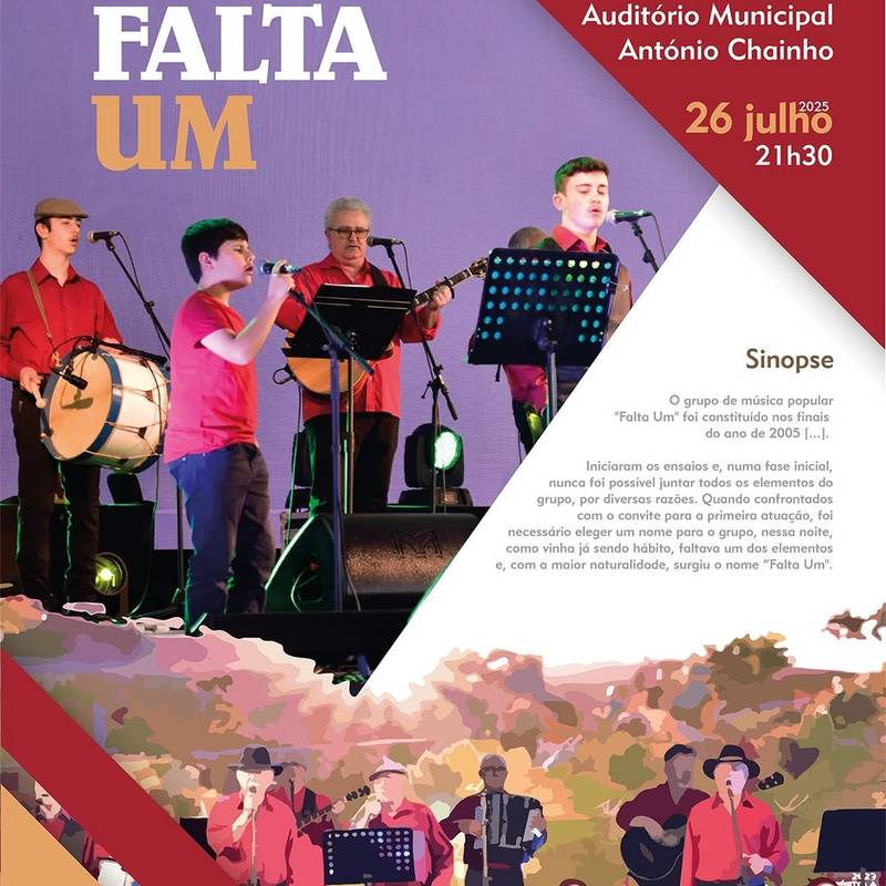 Concerto com o grupo Musical Falta Um