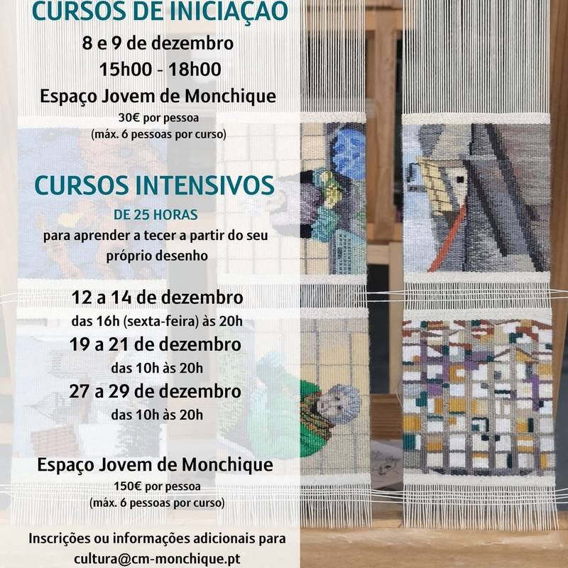 Workshops de tecelagem