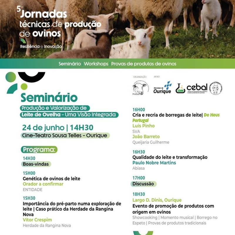 Jornadas Técnicas de Produção de Ovinos
Produtores