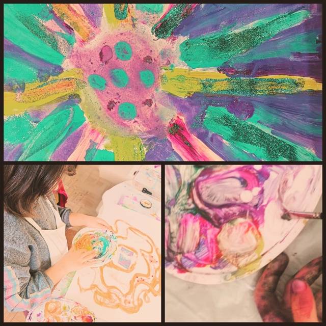 Paintflow e colagem
