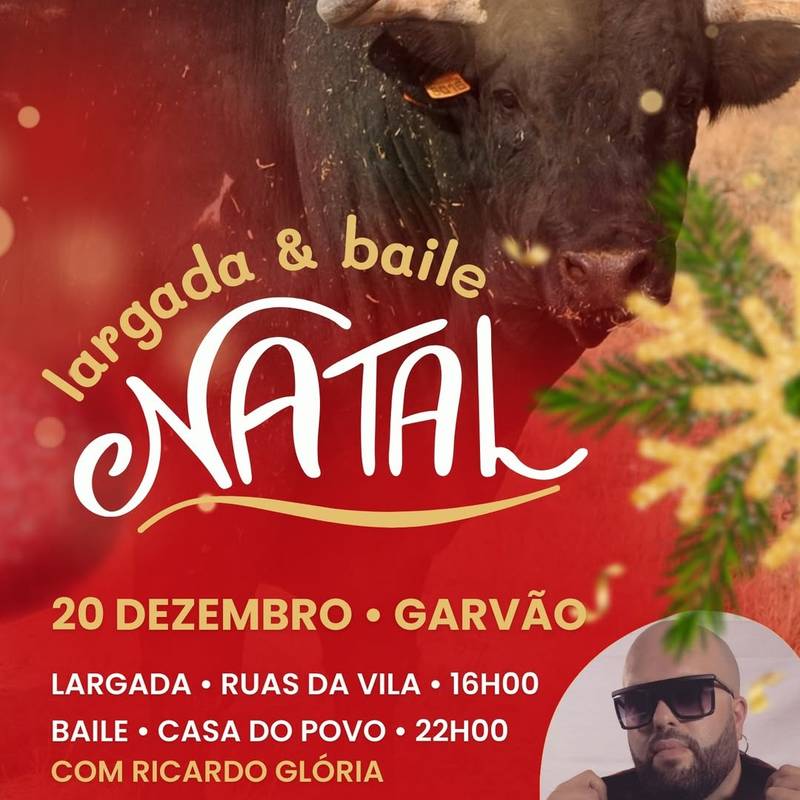 Largada e baile de natal em Garvão
