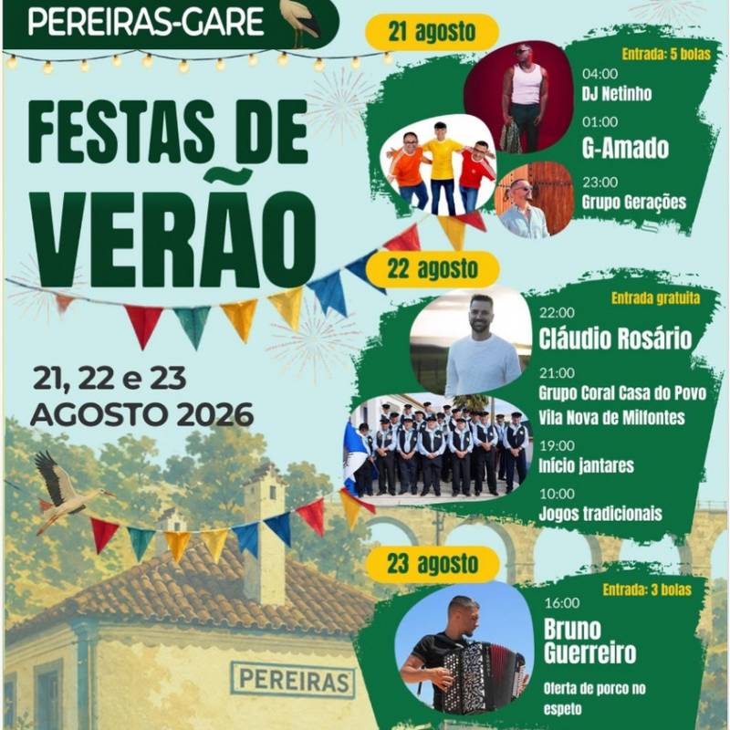 S Festas de Verão de Pereiras-Gare