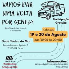 Oficina: vamos dar uma volta por Sines