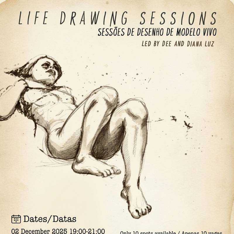 🎨 SESSÕES DE DESENHO DE VIDA