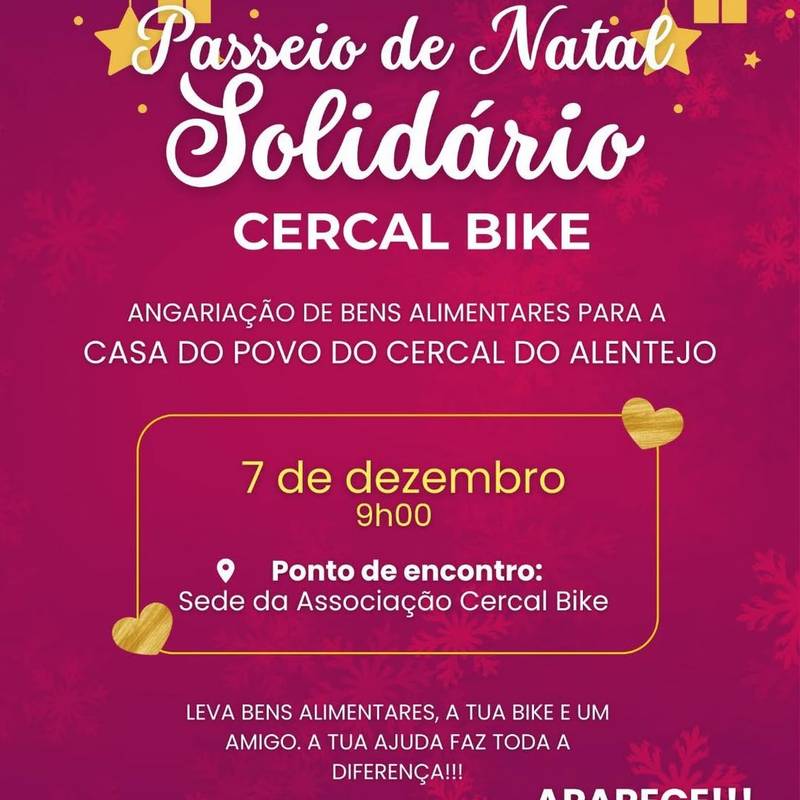 Passeio de Natal Solidário – Cercal Bike