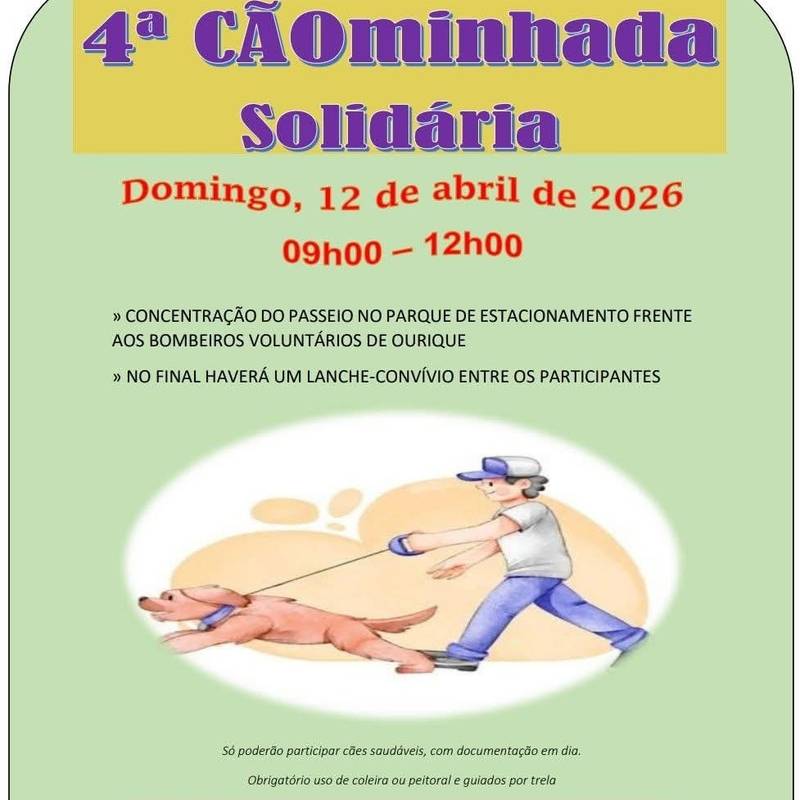 4 ª CÃOminhada - Solidária i Ourique