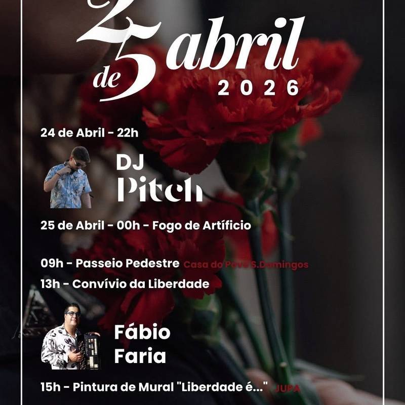 Comemorações do 25 de Abril na freguesia de São Domingos