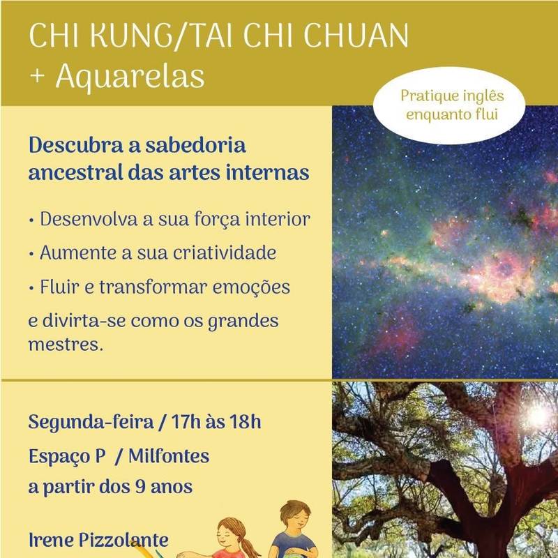 Aulas que unem Chi Kung / Tai Chi Chuan