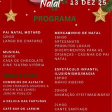 Venha comemorar o Natal em Ermidas-Sado