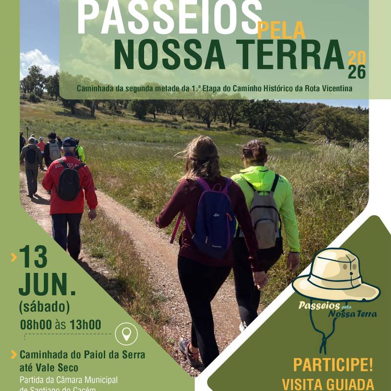 Passeios pela Nossa Terra – Caminhada da segunda metade da 1.ª Etapa do Caminho Histórico da Rota Vicentina