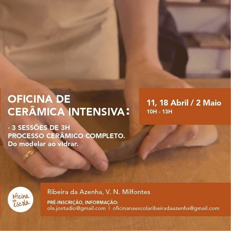 Oficina na Escola - Oficina de Cerâmica Pontual