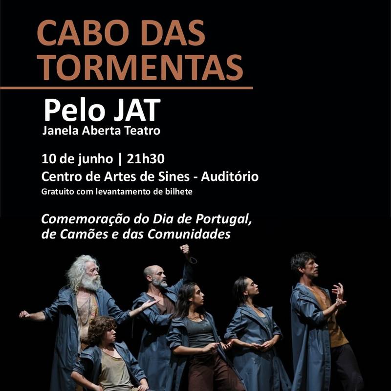 Espetáculo 'Cabo das Tormentas', pelo jat - Janela Aberta Teatro
