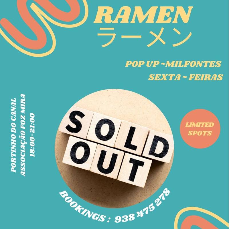 Ramen - Pop Up Milfontes / sold out!