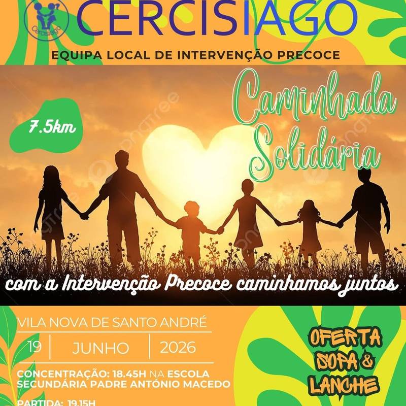 Caminhada solidária