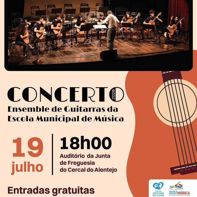 Concerto Final do Ensemble de Guitarras da Escola Municipal de Música