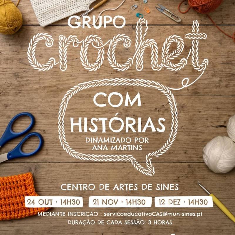 Grupo Crochet com Histórias | Com Ana Martins
