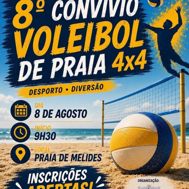 8.º Convívio de Voleibol de Praia 4x4 Misto