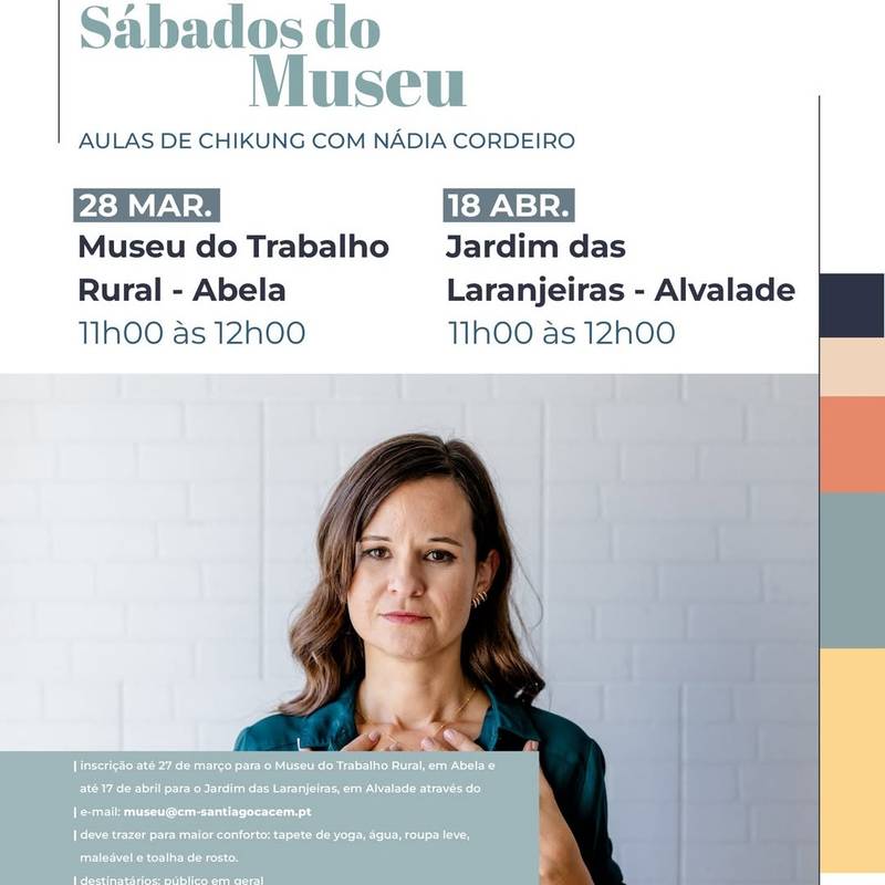 Sábados do Museu – Aulas Chikung com Nádia Cordeiro