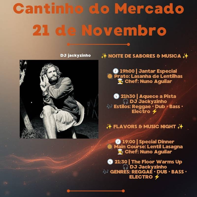 ✨ NOITE DE SABORES & MÚSICA ✨