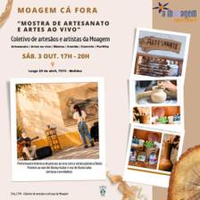 “mostra de artesanato e
 artes ao vivo"