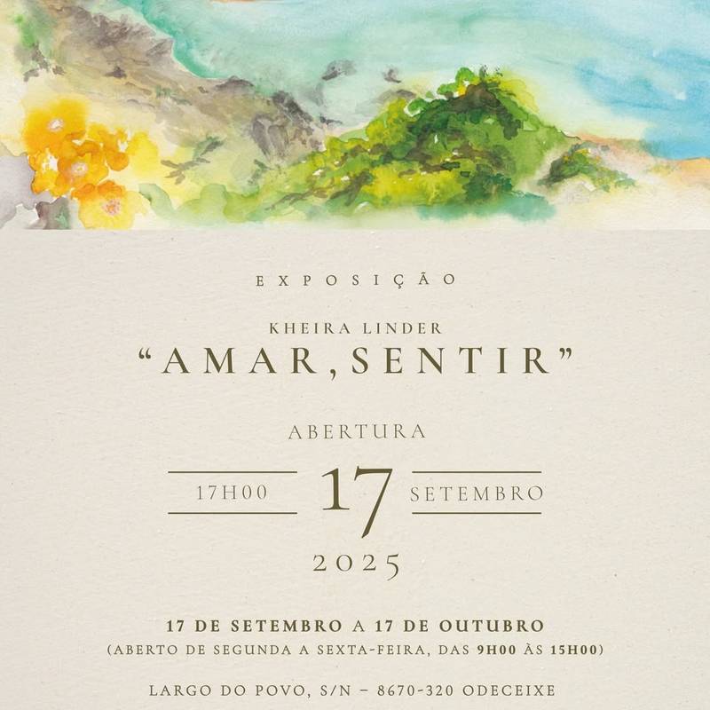 Exposição "Amar, Sentir" por Kheira Linder