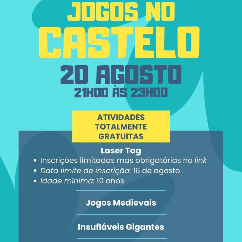 Atividades de Verão em Ourique | jogos no castelo