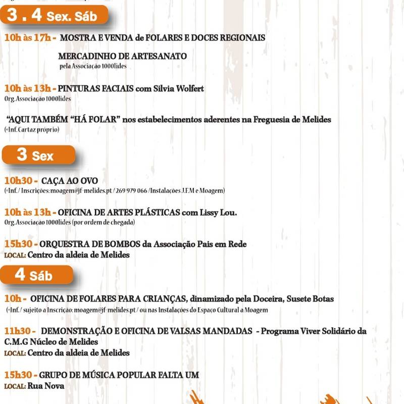 Festival do folar de melides 2026
