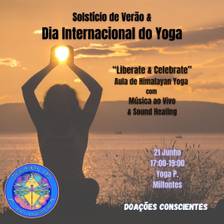 Yoga com música ao vivo e terapia sonora